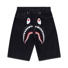 BAPE Shark Denim Shorts Navy/Indigo