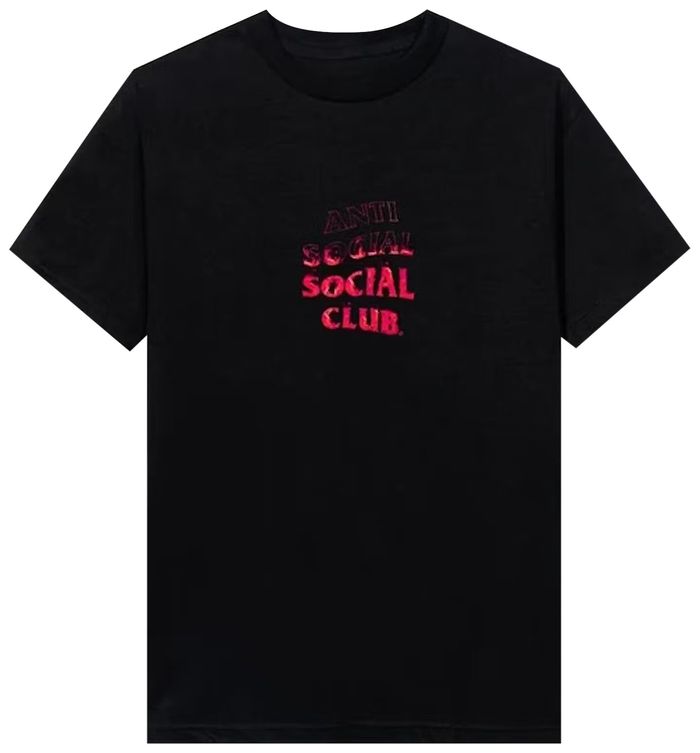Anti Social Social Club A Fire Inside Black T-Shirt Flame