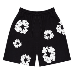 Denim Tears The Cotton Wreath Shorts Black