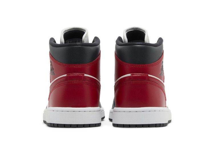 Air Jordan 1 Mid Gym Red Off Noir W