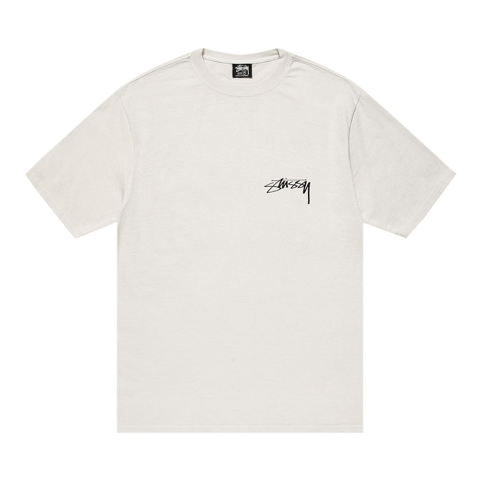 Stussy Arachnid Pigment Dyed T-Shirt Natural