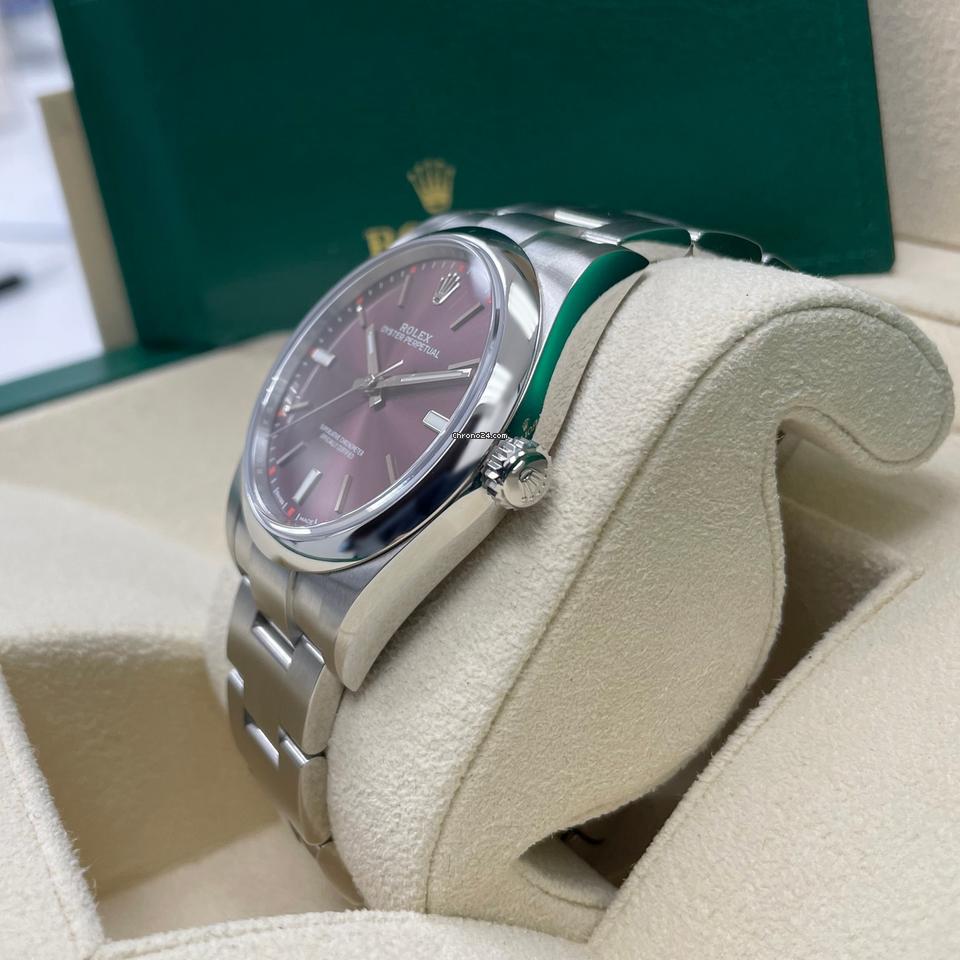 Rolex | Oyster Perpetual | 114300 | Steel | 39 mm | Steel | Purple | Automatic