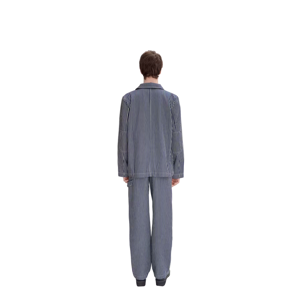 Trousers Blue White