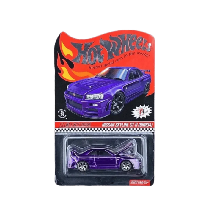 Hot Wheels RLC Nissan Skyline GT-R (R34) Spectraflame Purple
