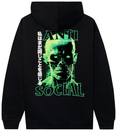 Anti Social Social Club Cannibal Hoodie Black
