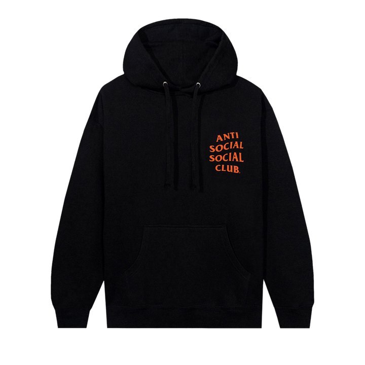 Anti Social Social Club Halloween Mind Games Hoodie Black/Orange