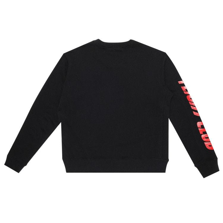 Flight Club Oversized Logo Crewneck Black