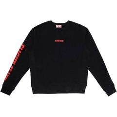 Flight Club Oversized Logo Crewneck Black