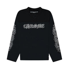 Chrome Hearts Stadium Mesh Long sleeve Jersey Black/Gray