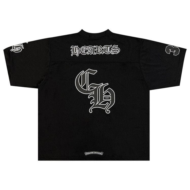 Chrome Hearts Mesh Stadium Football Jersey Black