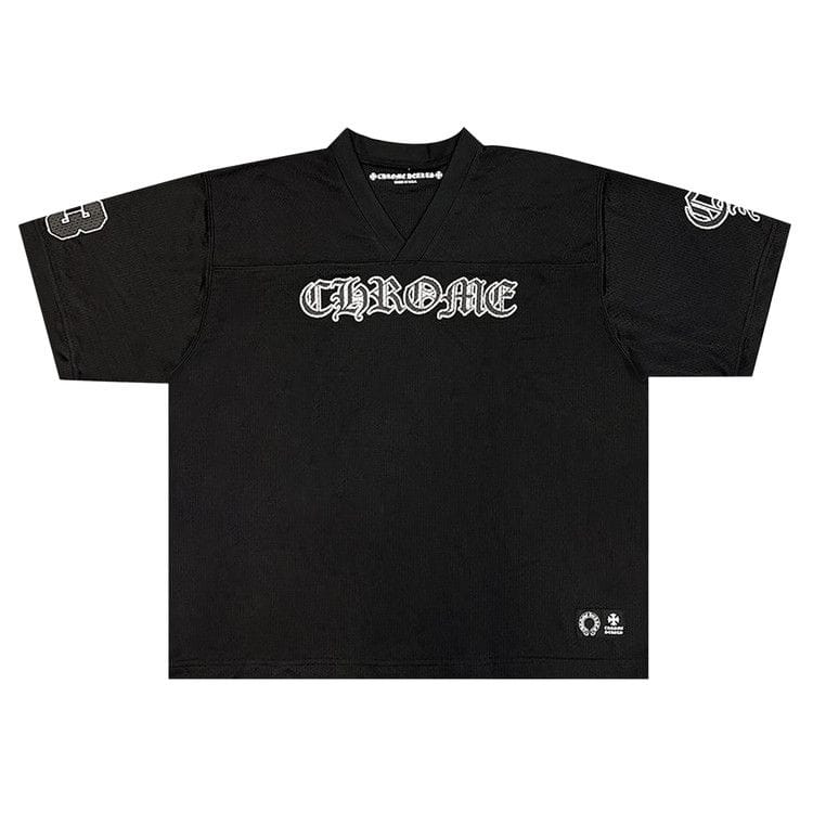 Chrome Hearts Mesh Stadium Football Jersey Black