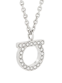 Gancio crystal-embellished necklace