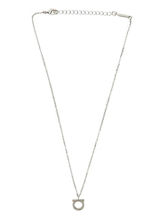 Gancio crystal-embellished necklace