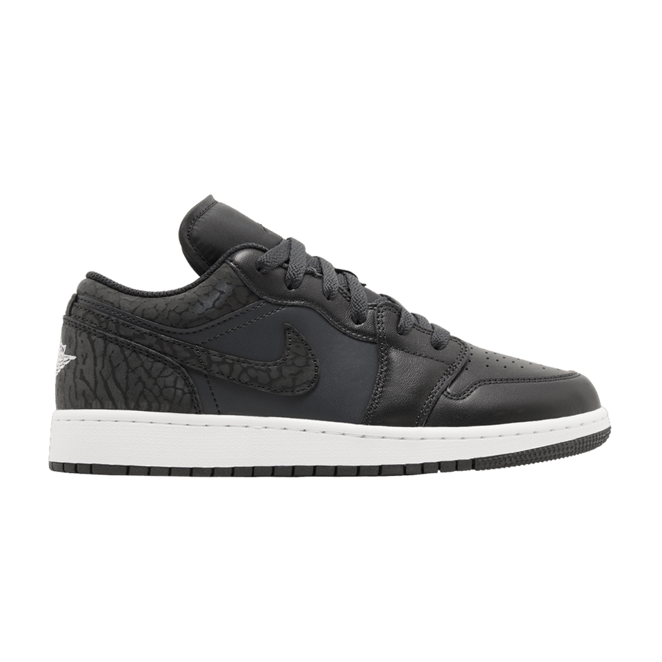 Air Jordan 1 Low SE GS Black Elephant