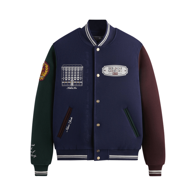 Kith For Bergdorf Goodman Varsity Jacket Nocturnal