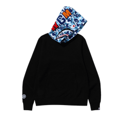 BAPE ABC Camo Shark Pullover Hoodie Black