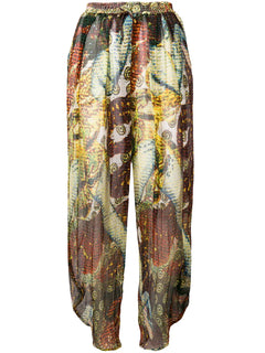 tapered sheer trousers