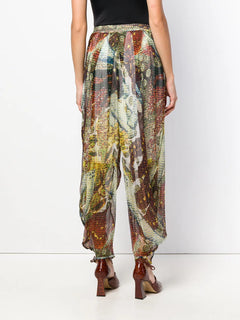 tapered sheer trousers