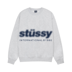 Stussy Blur Crew Ash Heather