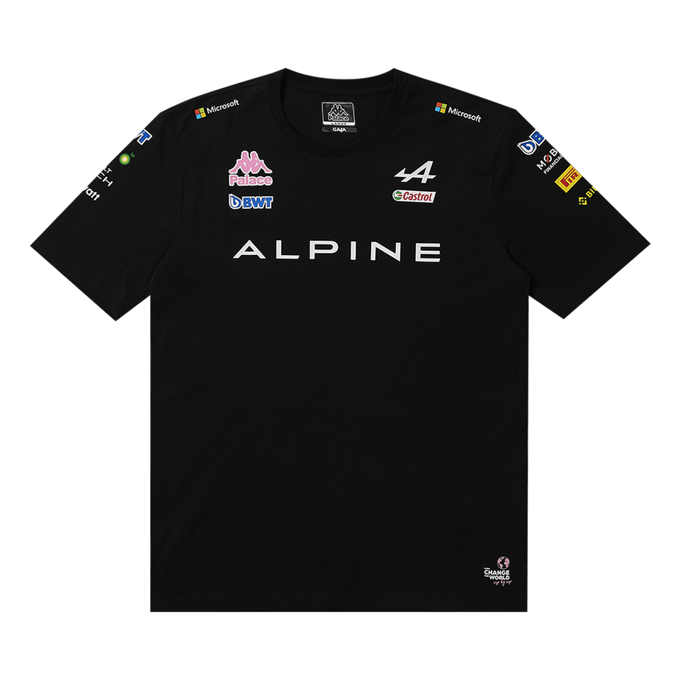 Palace x Kappa For Alpine T-Shirt Black