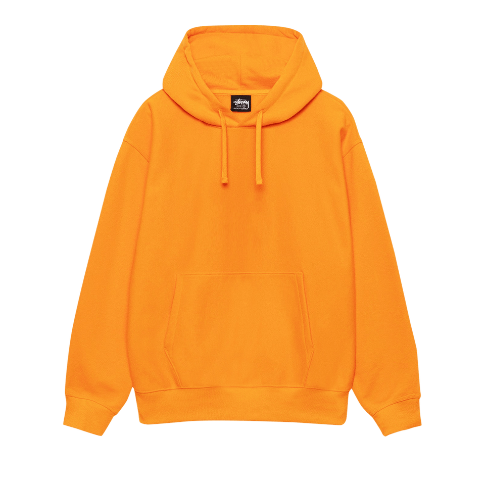 Stussy Back Appliqué Hoodie Tangerine