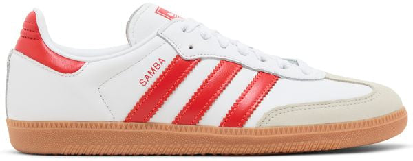 Adidas Samba OG White Solar Red Gum