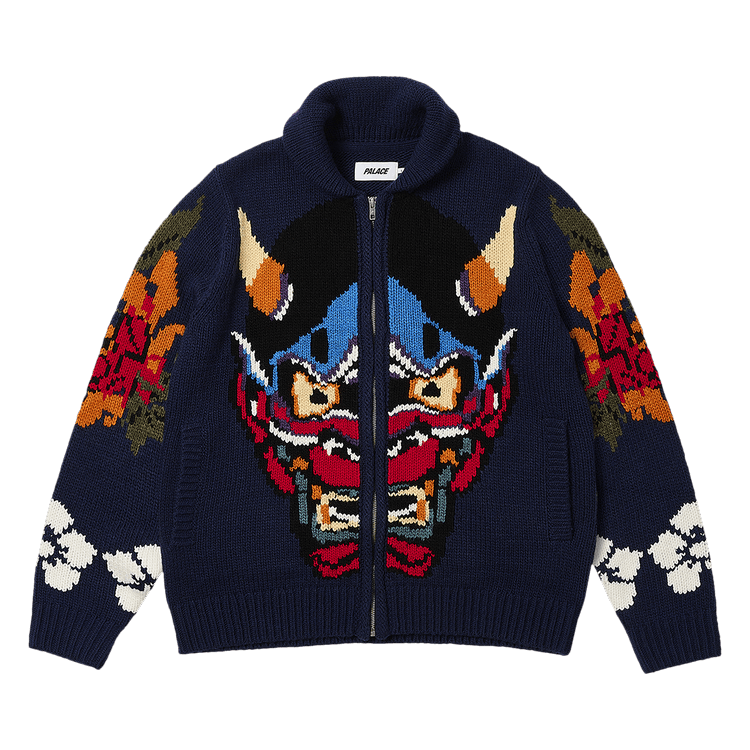 Palace Demon Cowichan Knit Blue