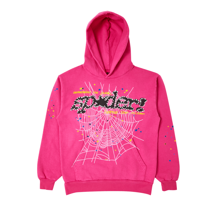 Sp5der P*nk V2 Hoodie Pink