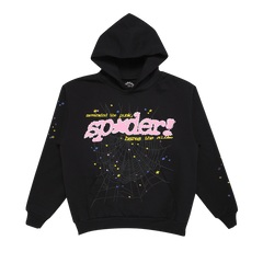 Sp5der P*nk V2 Hoodie Black