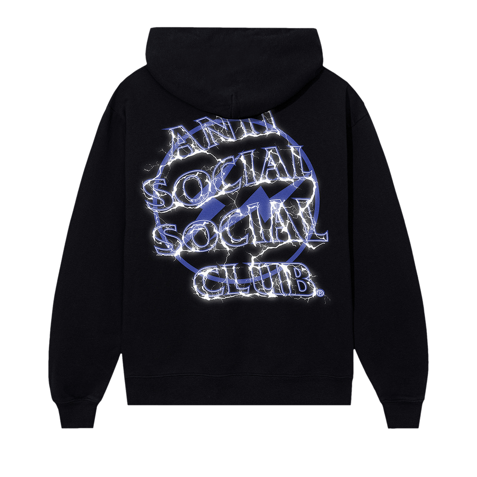 Anti Social Social Club x Fragment Design Bolt Hoodie Black/Navy