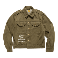 Human Made Military Denim Jacket Olive Drab