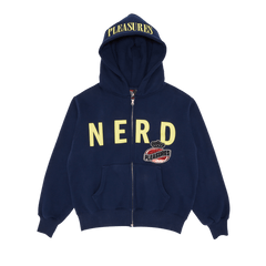 Pleasures x N.E.R.D. Zip Up Hoodie Navy