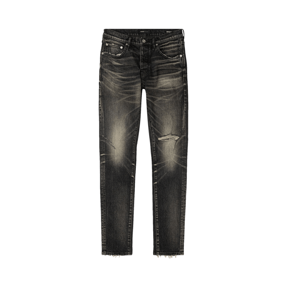 PURPLE BRAND Two Year Dirty Fade Jeans Black