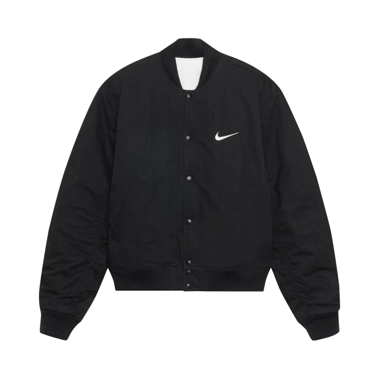 Stussy x Nike Reversible Varsity Jacket Black/Sail