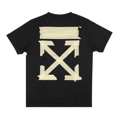 OFF-WHITE Slim Fit Tape Arrows T-Shirt Black/Beige