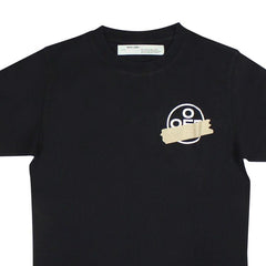 OFF-WHITE Slim Fit Tape Arrows T-Shirt Black/Beige