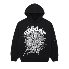 Sp5der OG Web Hoodie Black