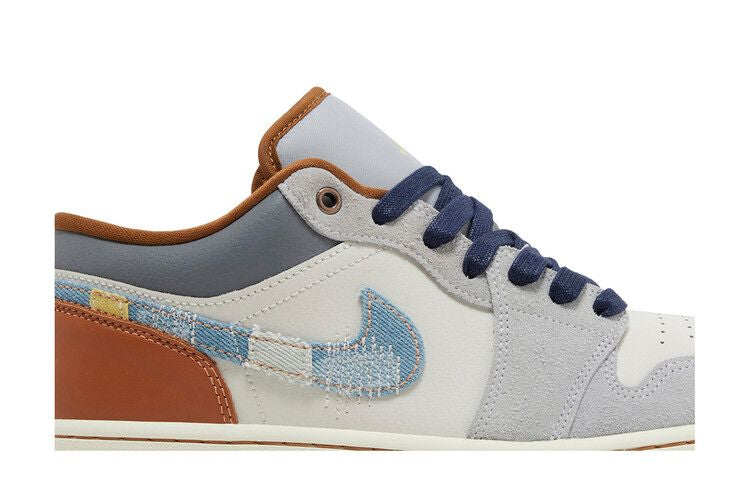 Air Jordan 1 Low Blue Swoosh