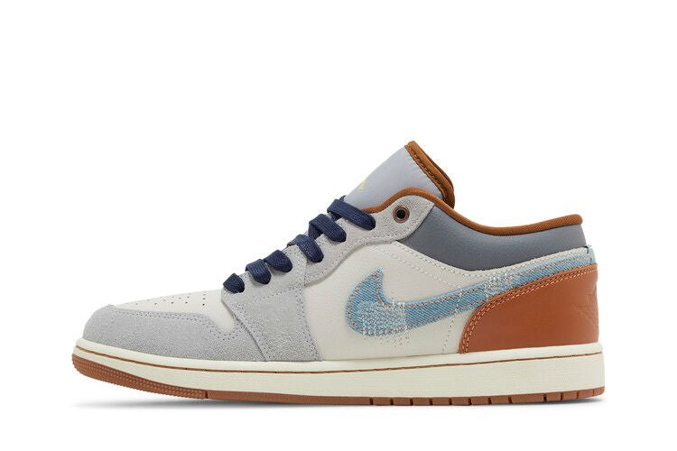 Air Jordan 1 Low Blue Swoosh