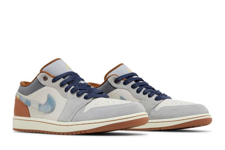 Air Jordan 1 Low Blue Swoosh