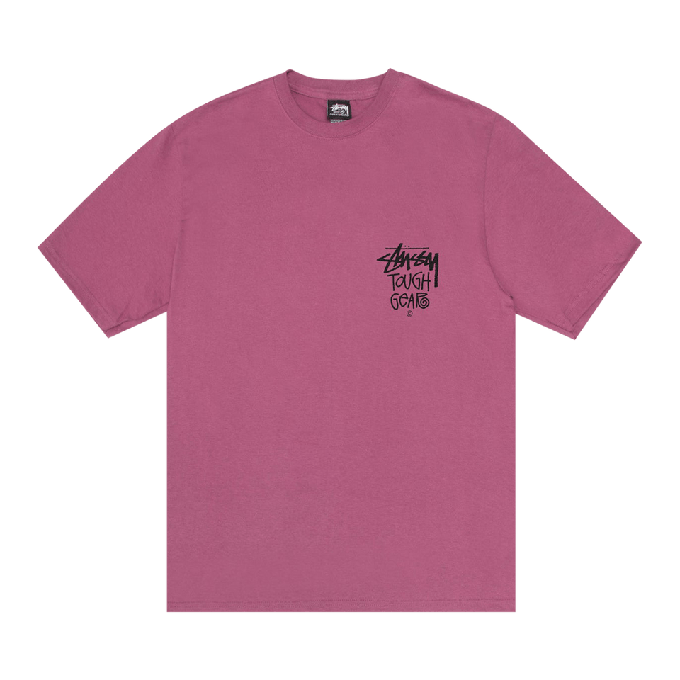 Stussy Tough Gear T-Shirt Berry