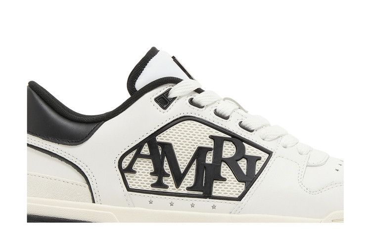 Amiri Classic Low Logo - White Black