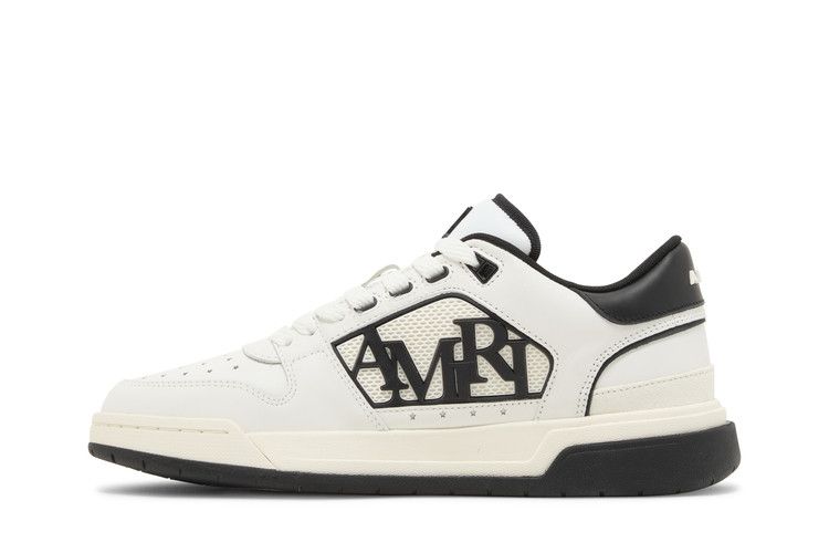 Amiri Classic Low Logo - White Black