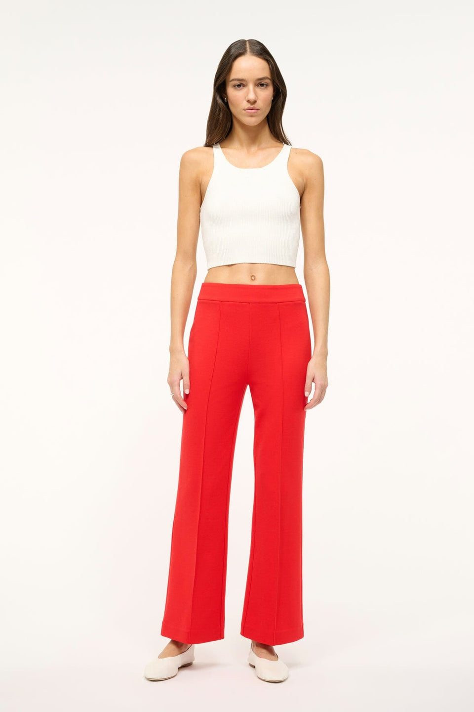 KNACK PANT RED ROSE