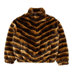 Supreme Faux Fur Jacket Brown