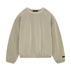 Fear of God Essentials Crinkle Nylon Pullover Crewneck Garden Yellow