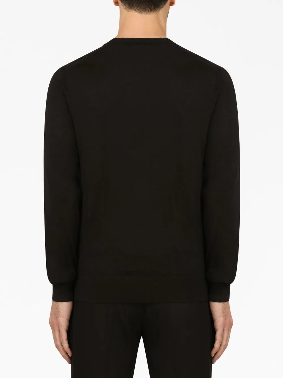 round-neck cashmere sweater