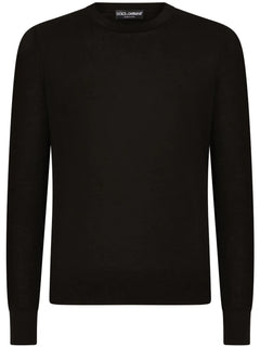 round-neck cashmere sweater
