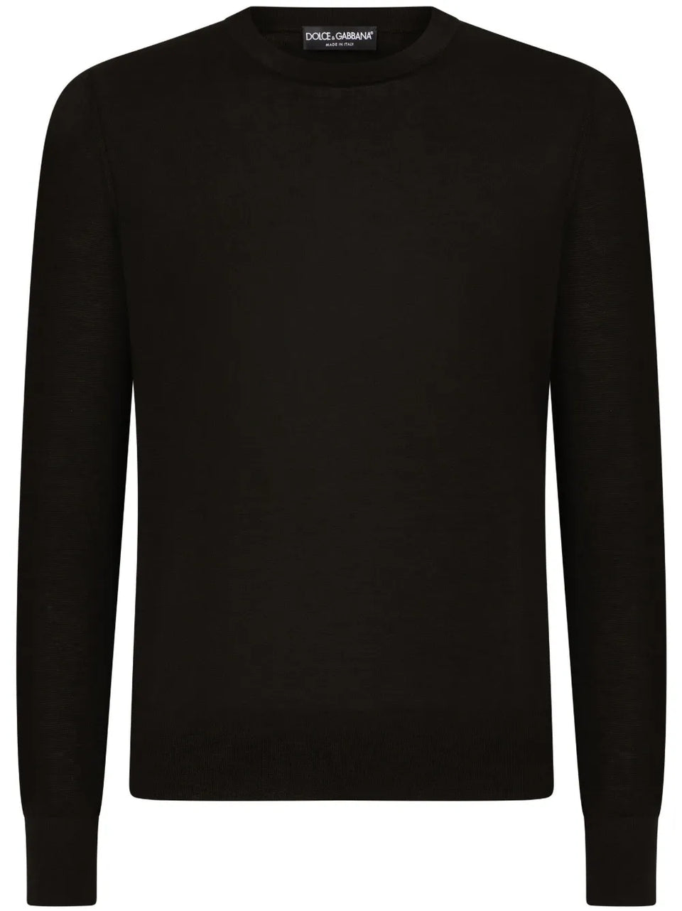 round-neck cashmere sweater
