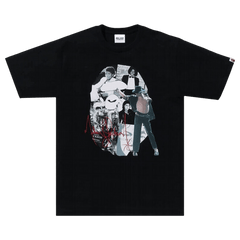 BAPE x Michael Jackson Album Jacket Ape Head T-Shirt Black